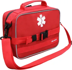 First Aid Bag Empty, Survival Kit, First Aid Kit for Home, Large Medical Emergency Kit Bag, Molle Medical Pouch for Car, Camping, Travel, Outdoor Sports, Office Emergency Supplies (Bag Only)