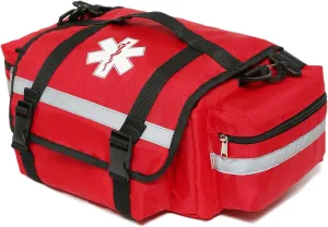 First Aid Bag Empty Trauma Medical Bag for Emergency First Responder Bag Organizer EMS/EMT Shoulder Carry Bag 13"x9"x7"