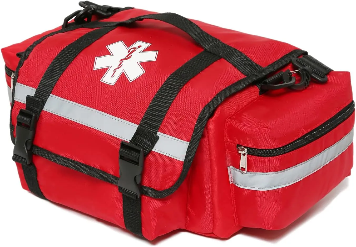 First Aid Bag Empty Trauma Medical Bag for Emergency First Responder Bag Organizer EMS/EMT Shoulder Carry Bag 13"x9"x7"