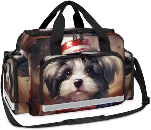 First Aid Bags Empty, Black Dog Emergency Bag First Aid Kit Multiple Compartment Kit Carrier On Call Trauma Bag For Paramedics Emergency Medical Supplies Kit