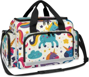 First Aid Bags Empty, Cartoon- Unicorn Emergency Bag First Aid Kit Multiple Compartment Kit Carrier On Call Trauma Bag For Paramedics Emergency Medical Supplies Kit