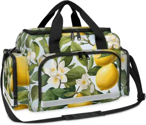 First Aid Bags Empty, Creamy Lemon Emergency Bag First Aid Kit Multiple Compartment Kit Carrier On Call Trauma Bag For Paramedics Emergency Medical Supplies Kit