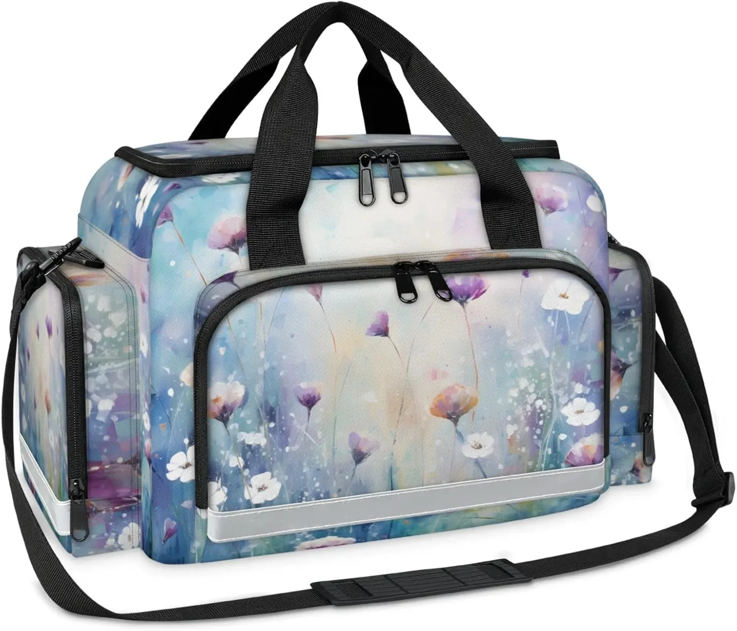 First Aid Bags Empty, Cute Cherry Emergency Bag First Aid Kit Multiple Compartment Kit Carrier On Call Trauma Bag For Paramedics Emergency Medical Supplies Kit
