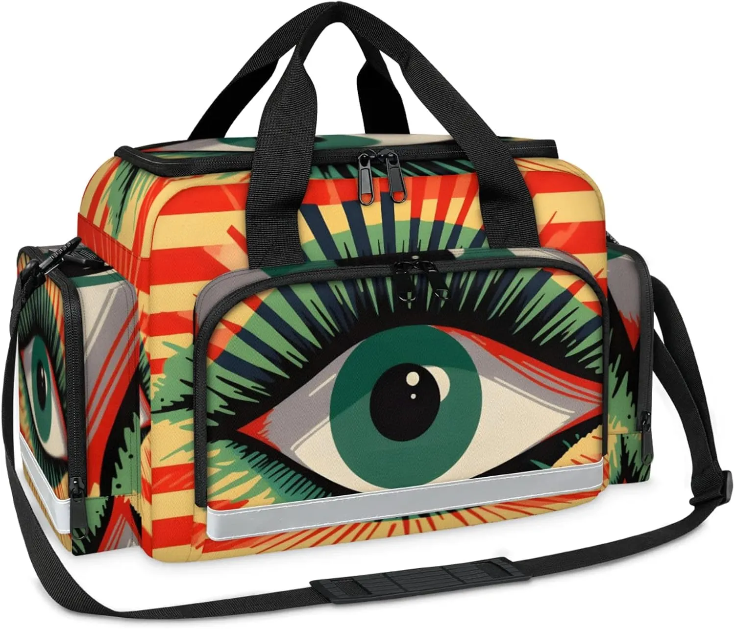 First Aid Bags Empty, Divine Aztec Emergency Bag First Aid Kit Multiple Compartment Kit Carrier On Call Trauma Bag For Paramedics Emergency Medical Supplies Kit