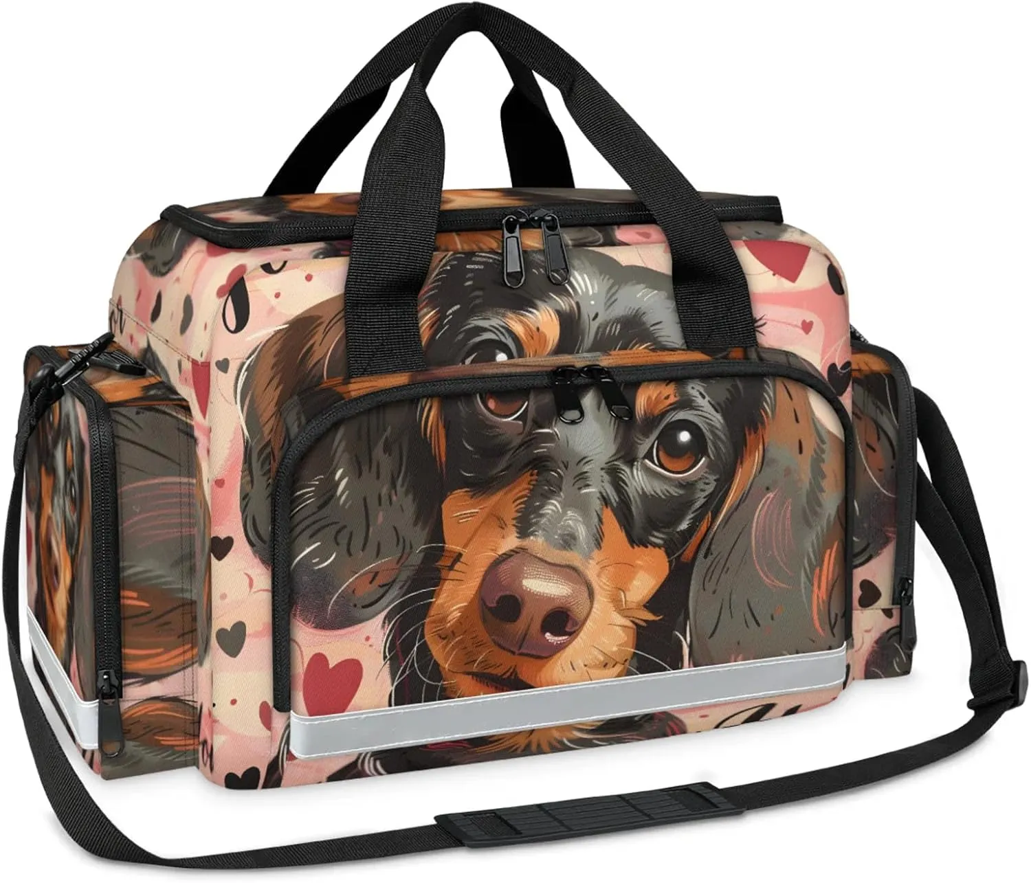 First Aid Bags Empty, Dumb Dog Emergency Bag First Aid Kit Multiple Compartment Kit Carrier On Call Trauma Bag For Paramedics Emergency Medical Supplies Kit