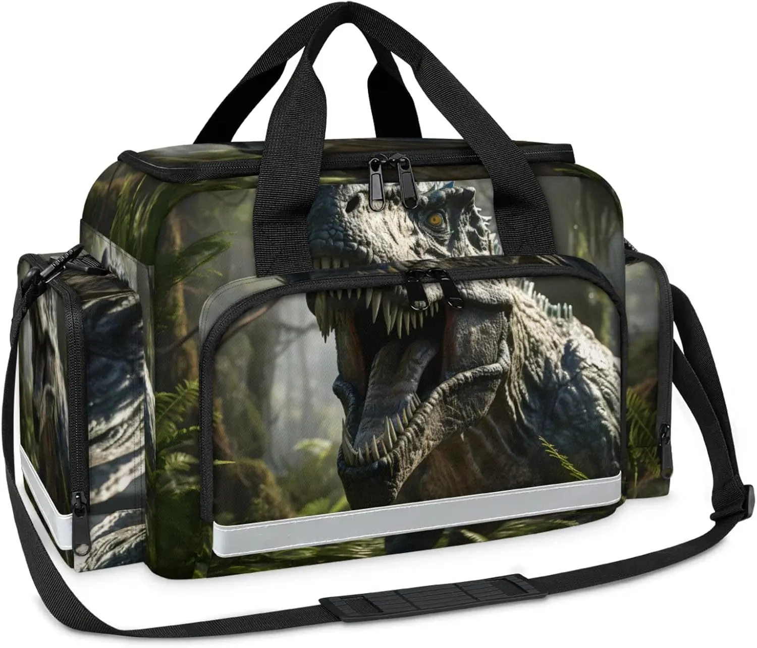 First Aid Bags Empty, Ferocious Dinosaurs Emergency Bag First Aid Kit Multiple Compartment Kit Carrier On Call Trauma Bag For Paramedics Emergency Medical Supplies Kit