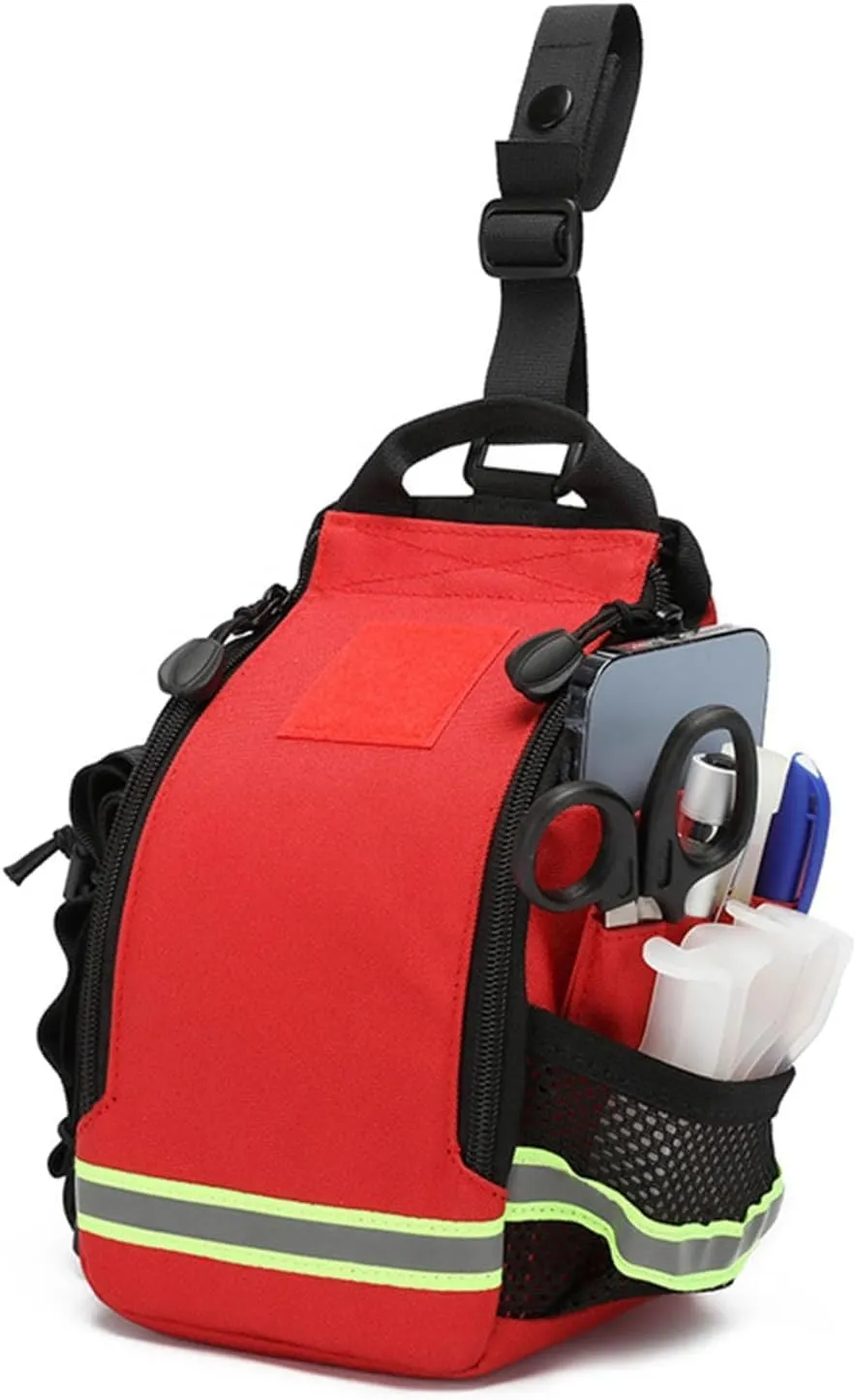 First Aid Bags Empty, First Aid Fanny Pack Bag, Lifeguard Hip Pack, Portable First Responder Trauma Bag(A01)