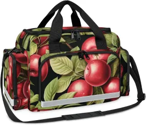 First Aid Bags Empty, Fresh Apples Emergency Bag First Aid Kit Multiple Compartment Kit Carrier On Call Trauma Bag For Paramedics Emergency Medical Supplies Kit