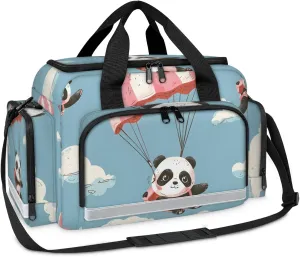 First Aid Bags Empty, Giant Panda Emergency Bag First Aid Kit Multiple Compartment Kit Carrier On Call Trauma Bag For Paramedics Emergency Medical Supplies Kit