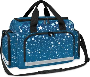First Aid Bags Empty, Glowing Starry Sky Emergency Bag First Aid Kit Multiple Compartment Kit Carrier On Call Trauma Bag For Paramedics Emergency Medical Supplies Kit