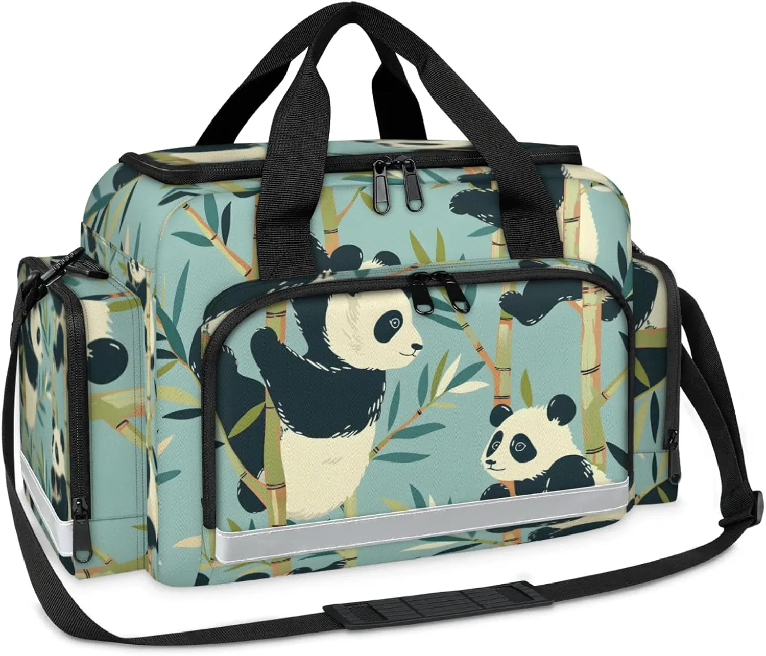 First Aid Bags Empty, Pristine Panda Emergency Bag First Aid Kit Multiple Compartment Kit Carrier On Call Trauma Bag For Paramedics Emergency Medical Supplies Kit