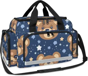First Aid Bags Empty, Star Bears Emergency Bag First Aid Kit Multiple Compartment Kit Carrier On Call Trauma Bag For Paramedics Emergency Medical Supplies Kit