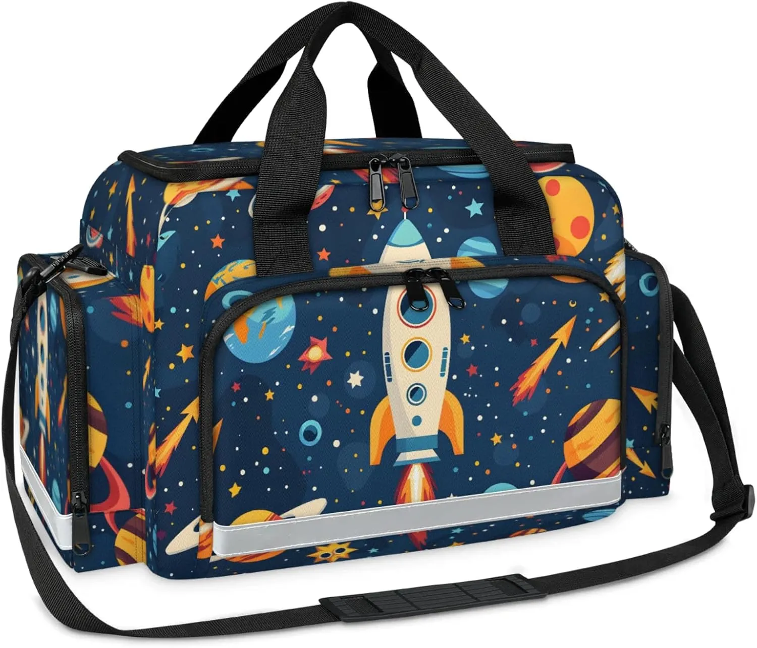 First Aid Bags Empty, Starry Sky Star Emergency Bag First Aid Kit Multiple Compartment Kit Carrier On Call Trauma Bag For Paramedics Emergency Medical Supplies Kit