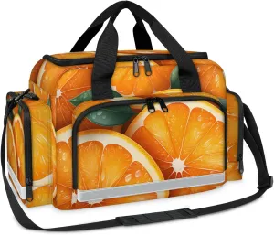 First Aid Bags Empty, Tasty Oranges Emergency Bag First Aid Kit Multiple Compartment Kit Carrier On Call Trauma Bag For Paramedics Emergency Medical Supplies Kit