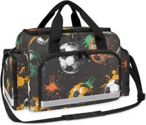 First Aid Bags Empty, Watercolor Football Emergency Bag First Aid Kit Multiple Compartment Kit Carrier On Call Trauma Bag For Paramedics Emergency Medical Supplies Kit