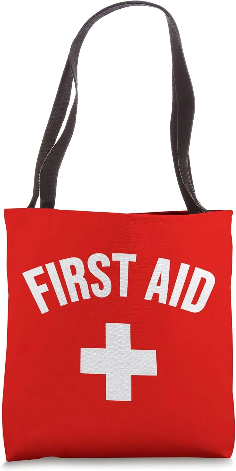 FIRST AID CROSS MEDIC EVENT STAFF UNIFORM EMERGENCY Tote Bag