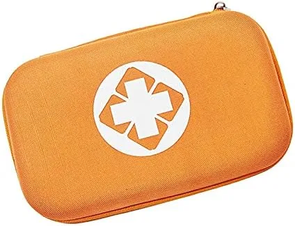 First Aid Kit First aid kit Portable Emergency Medical Bag First Aid Outdoor Travel Camping Equipment Medicine First Aid Kits(Orange empty bag)