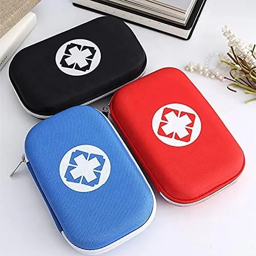 First Aid Kit First aid kit Portable Emergency Medical Bag First Aid Outdoor Travel Camping Equipment Medicine First Aid Kits(Orange empty bag)