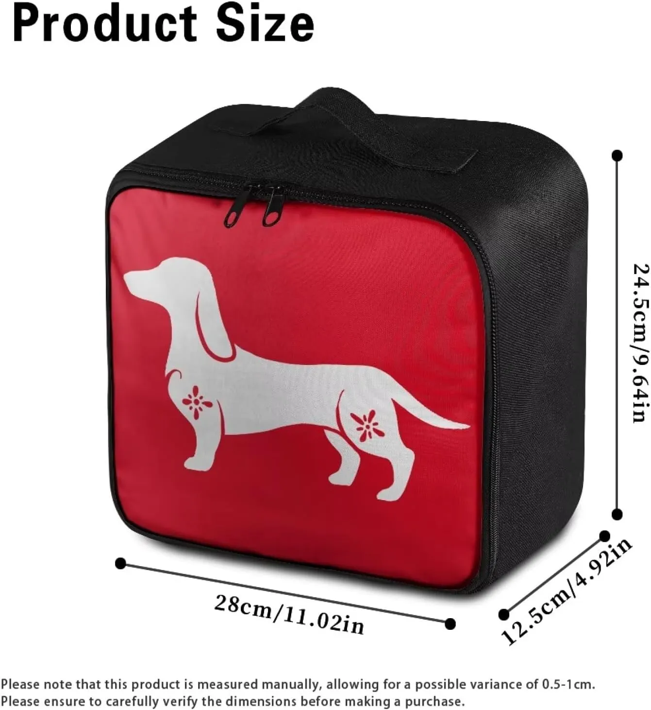 First Aid Kit Organizer Bag Empty Dachshund Travel First Aid Kit Pouch Medical Storage Bag Medium Emergency Survival Pouch Bag for Car Camping Hiking Home Travel Office