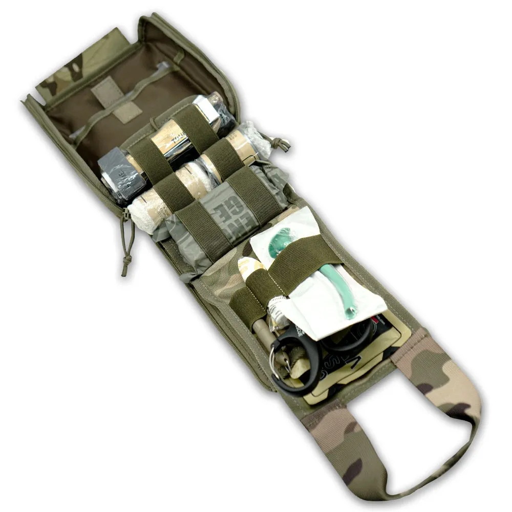 First Aid Kit (Outdoor, Camping, Military - IFAK Bag Trauma, Survival Pouch)