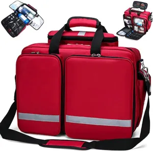 First Aid Kits Bag, Medical Supplies Bag Empty, First Aid Empty Kit, First Response First Aid Kit in for Travel Camping Cycling Outdoor Survival First Aid
