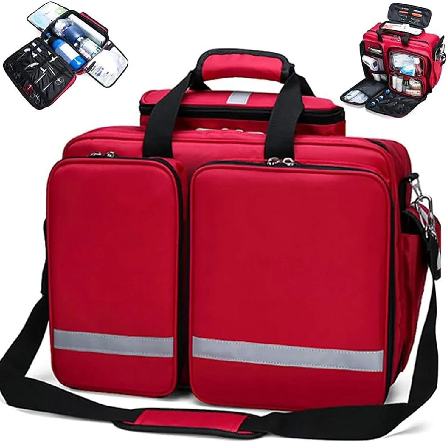 First Aid Kits Bag, Medical Supplies Bag Empty, First Aid Empty Kit, First Response First Aid Kit in for Travel Camping Cycling Outdoor Survival First Aid