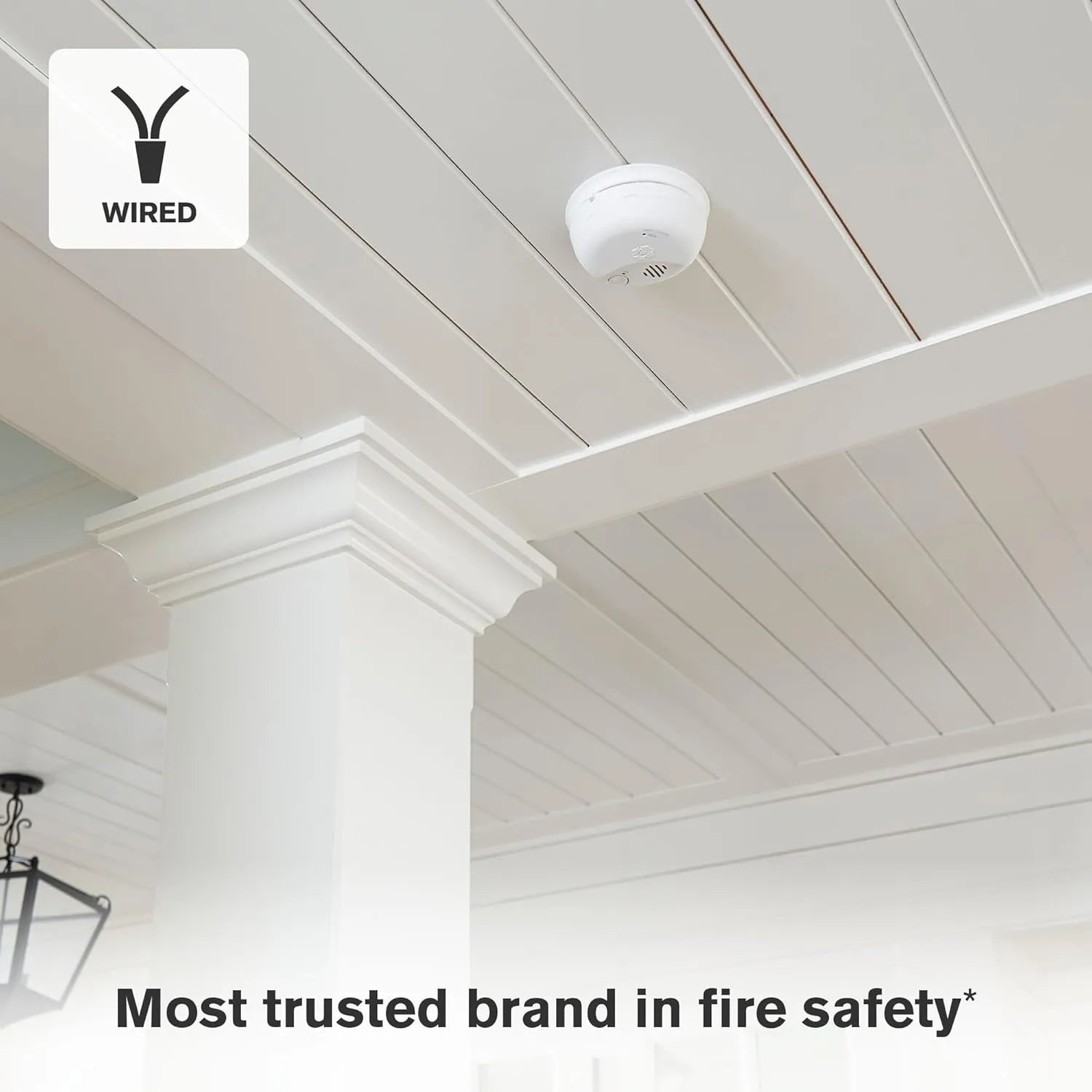 First Alert SMICO100-AC Interconnect Hardwire Combination Smoke & Carbon Monoxide Alarm with Battery Backup, 1-Pack