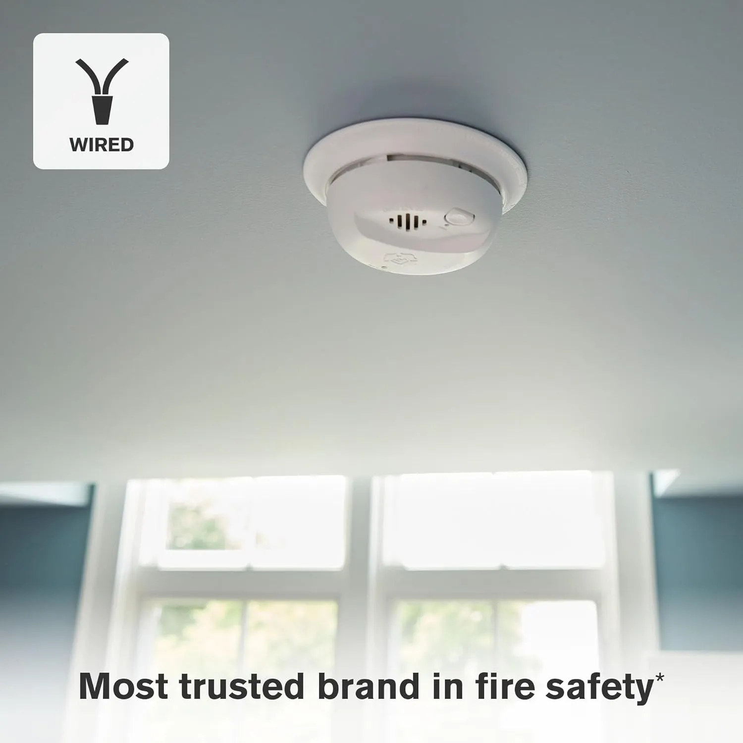First Alert Smoke Alarm, Interconnect Hardwire Detector with 10-Year Battery Backup, SMI105-AC, 3-Pack
