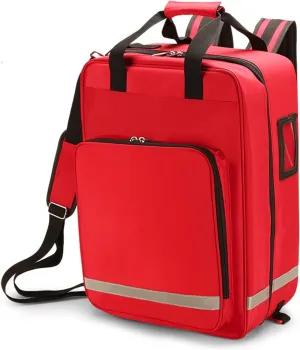 First Responder Bag Trauma Backpack Empty,Trauma Bag Empty, Professional First Responder Bag with Multiple Pockets(Navy Blue)