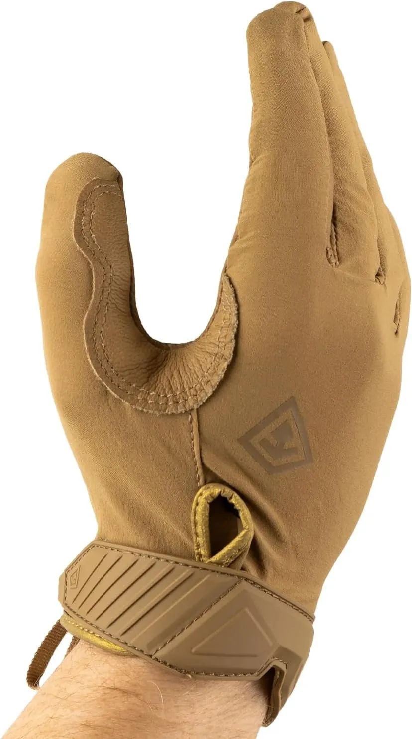 First Tactical Men’s Lightweight Patrol Glove | Skin Tight Goatskin Palm with Touchscreen Capability