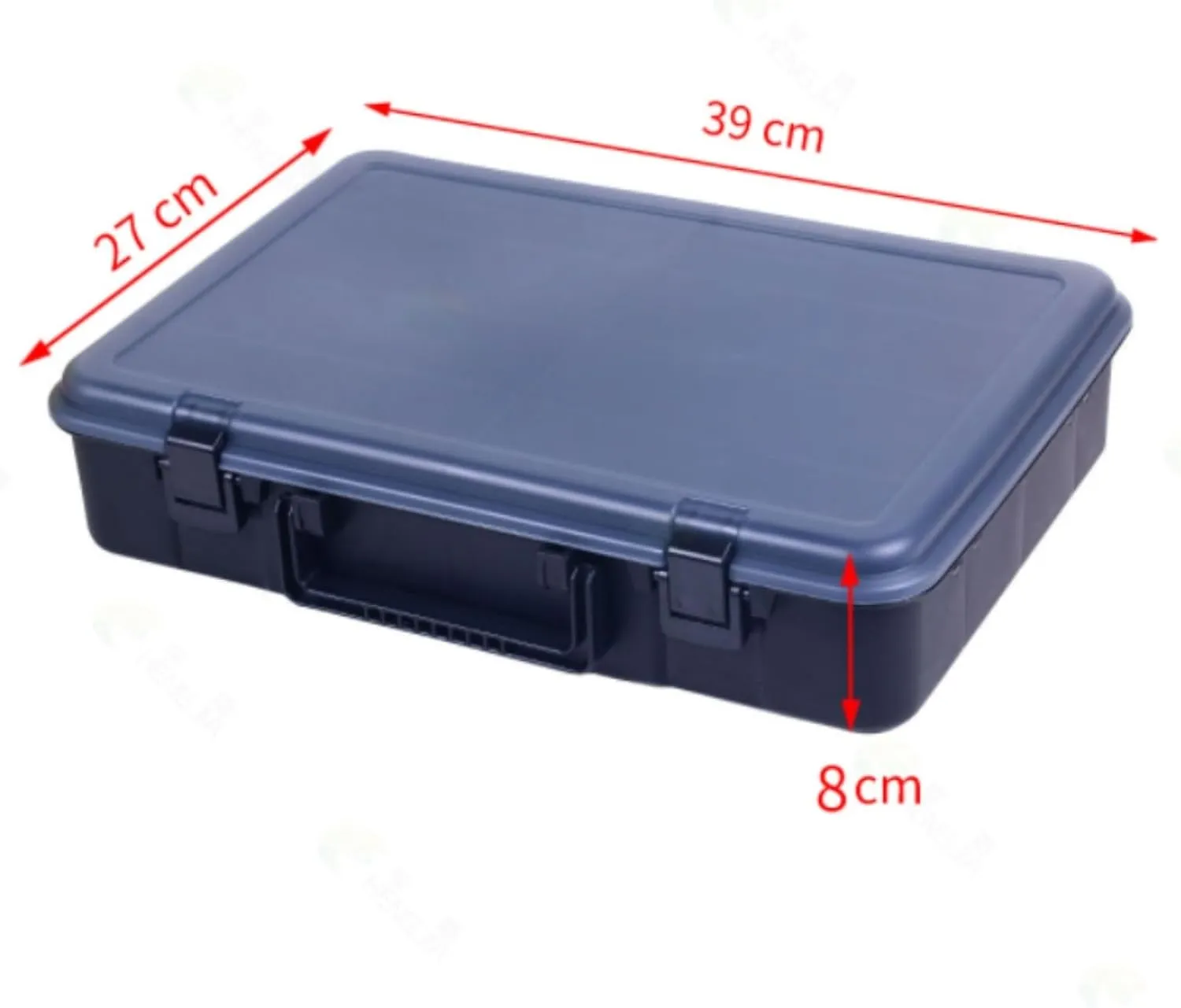Fishing Organizer Fishing Bait Storage Box Double-Layer Fishing Bait Box Portable Multi-Fishing Tackle Storage Box All-Weather Fishing Lure Organizer(Green)