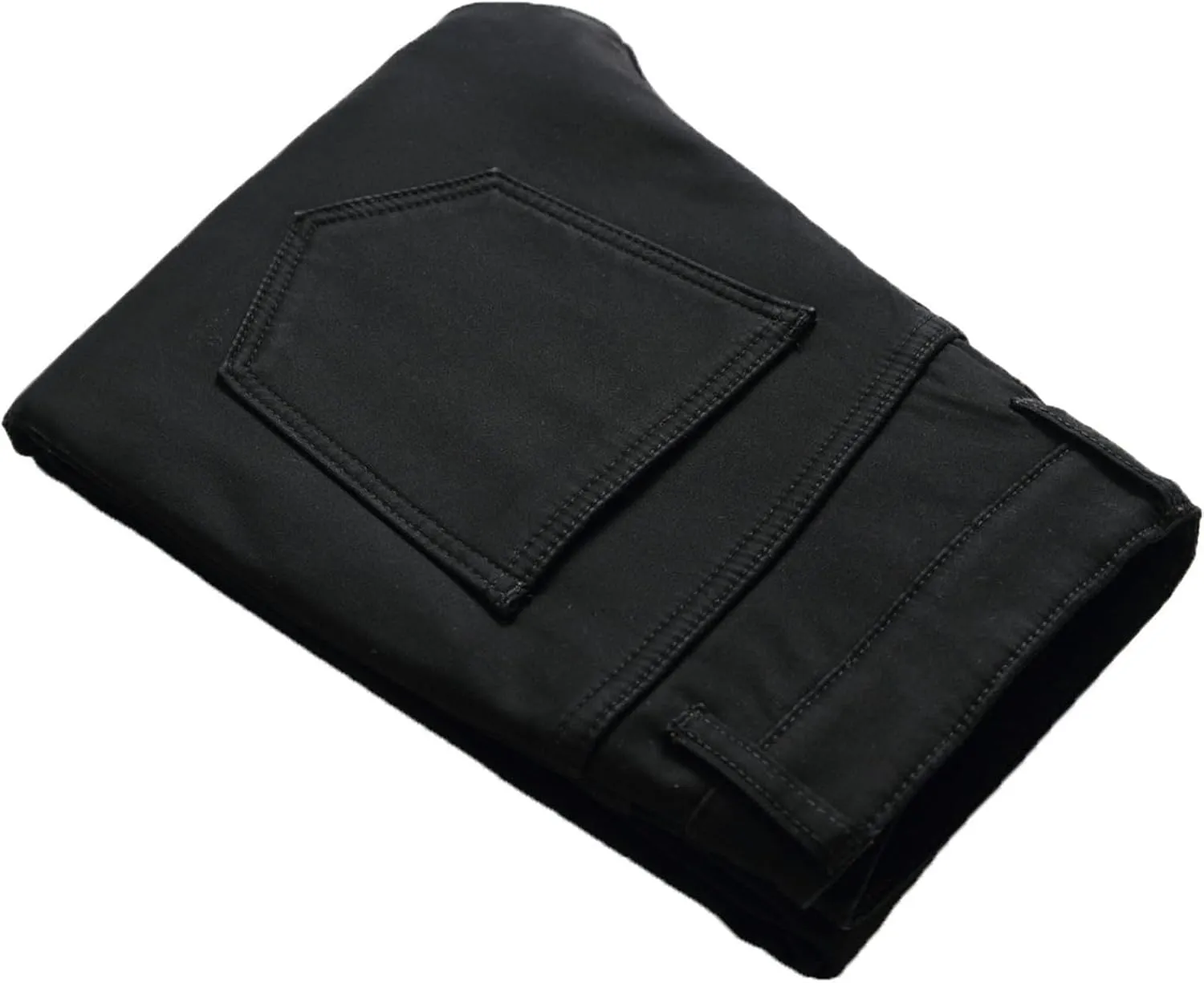 Fleece Lined Jeans Men,Winter Flannel Lined Jeans for Men Thermal Thicken Stretch Warm Denim Pants