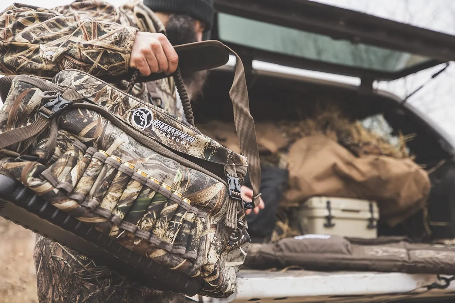 Floating Blind Bag, Hunting Blind Bag with Water-Resistant Shell and Foam Lining for Flotation