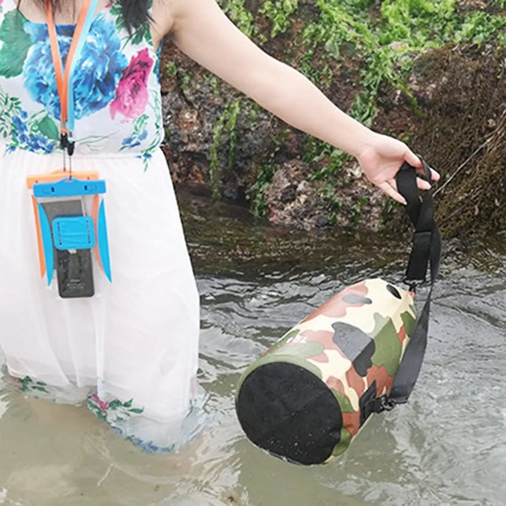 Floating Dry Backpack, Portable Roll Top Dry Sack with Straps, Keep Gear Dry Clean, for Kayaking Boating Sailing Canoeing, 2L/5L/10L/15L/20L/30L (Size : 20L)