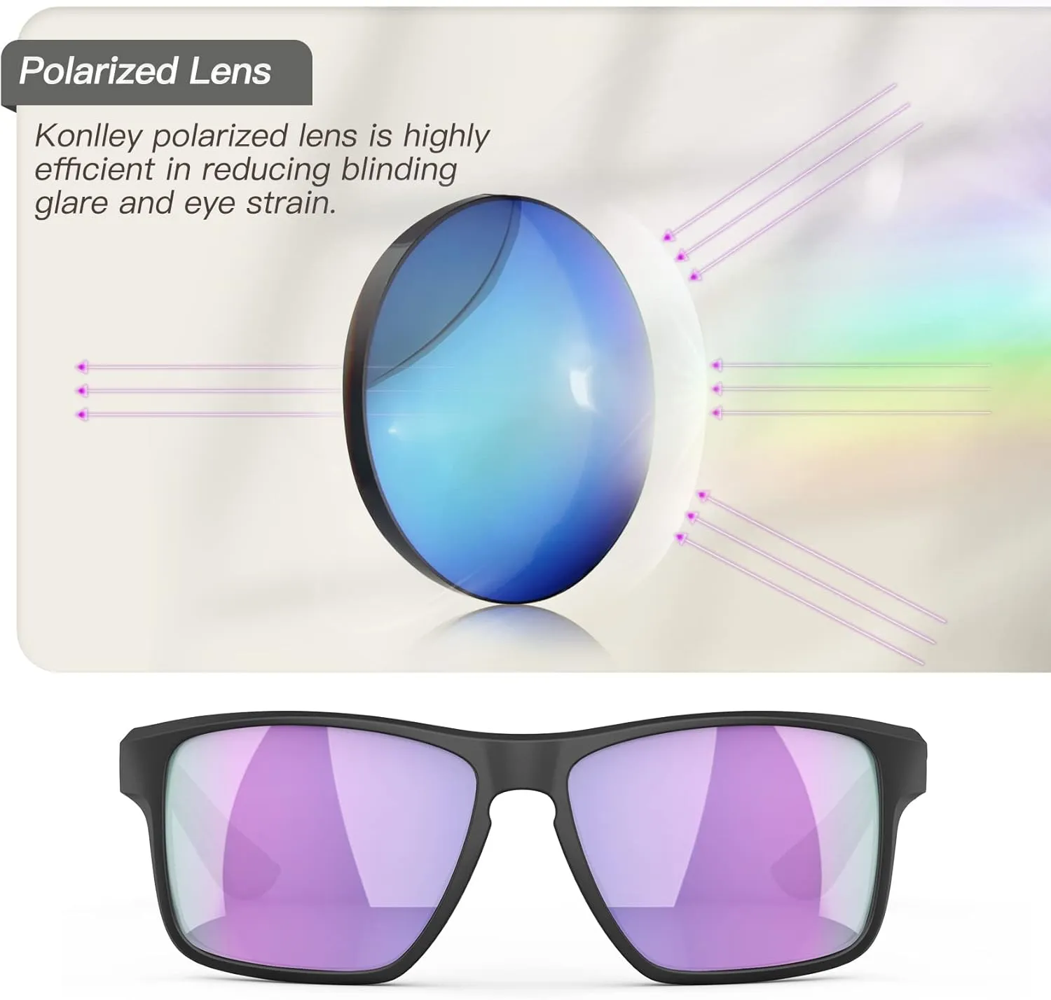 Floating Polarized Sunglasses, Water Sports Sunglasses for Men and Women