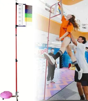 Floor-Standing Vertical Leap Measurer,Jump Testing Device,Adjustable Height 4.3-11.8 Ft,Vertical Jump Tester,Vertical Jump Measurement Tool