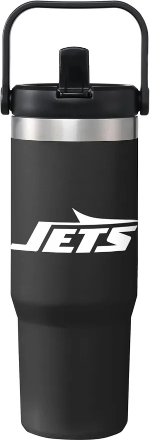 FOCO NFL Unisex-Adult NFL Team Logo Insulated Travel Mug 30oz Straw Tumbler