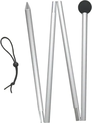 Foldable Beach Canopy Poles 1.6M/2M Preassembled Tarp Rods for Outdoor Use