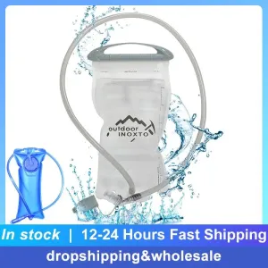 Foldable Drinking Water Reservoir Portable PEVA Water Bag 2L Hydration System Bladder Backpack Camping Hiking Climbing Cycling