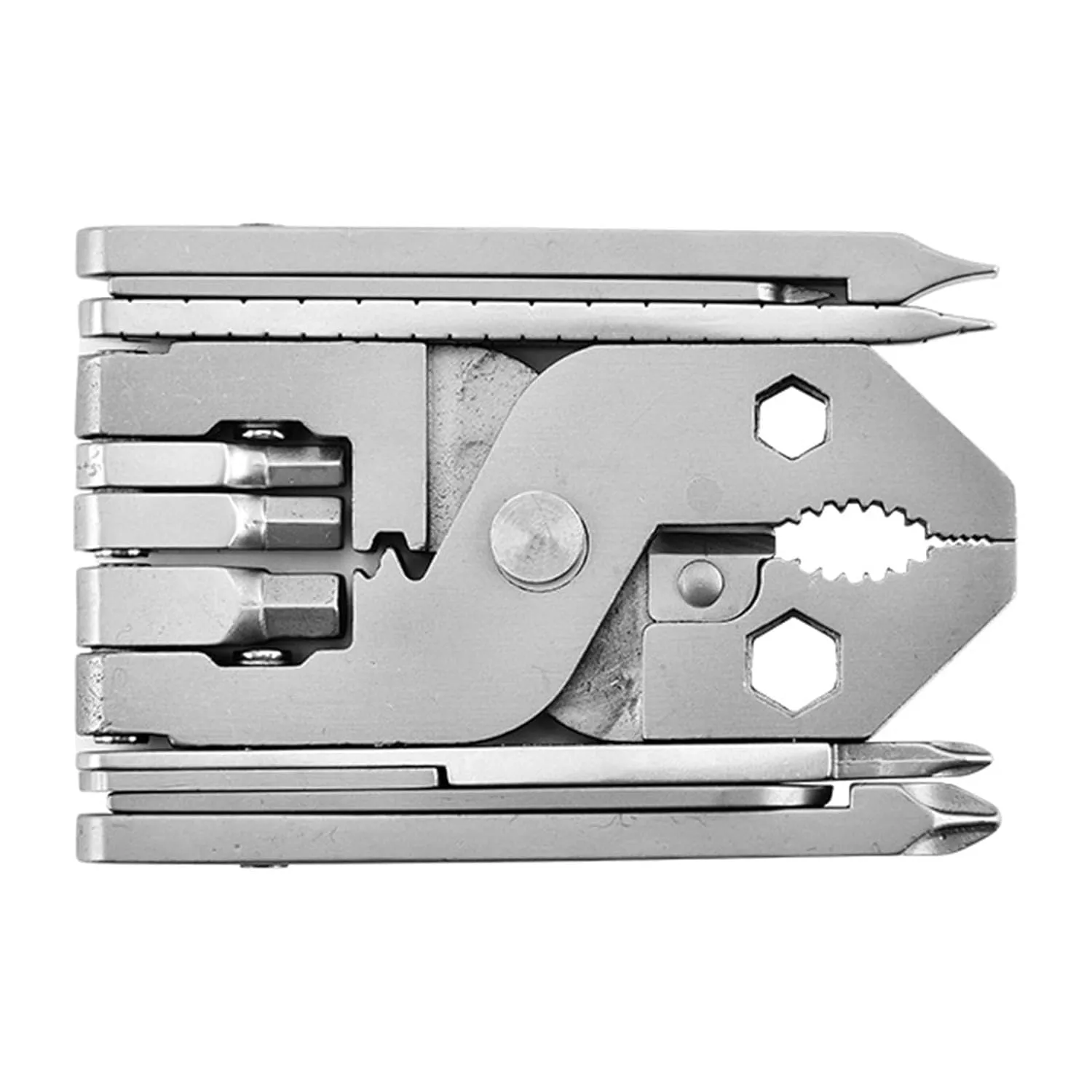 Foldable Pliers,25 in 1 Foldable Pliers Stainless Steel Folding Pliers Multifunctional Compact Pliers Portable Pliers Screwdriver Multi Tool for Home Outdoor