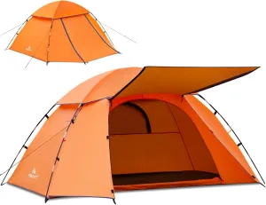 Forceatt Tent for 1-2 Person PU3000mm Water Resistance Camping Tent Lightweight Tent with Vestibule Suitable for Camping Hiking Scout Easy Setup