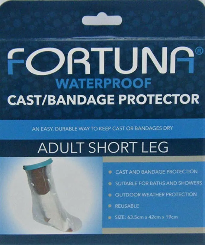 Fortuna: Waterproof casting/bandage protector (adult -short leg)