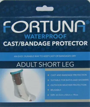Fortuna: Waterproof casting/bandage protector (adult -short leg)