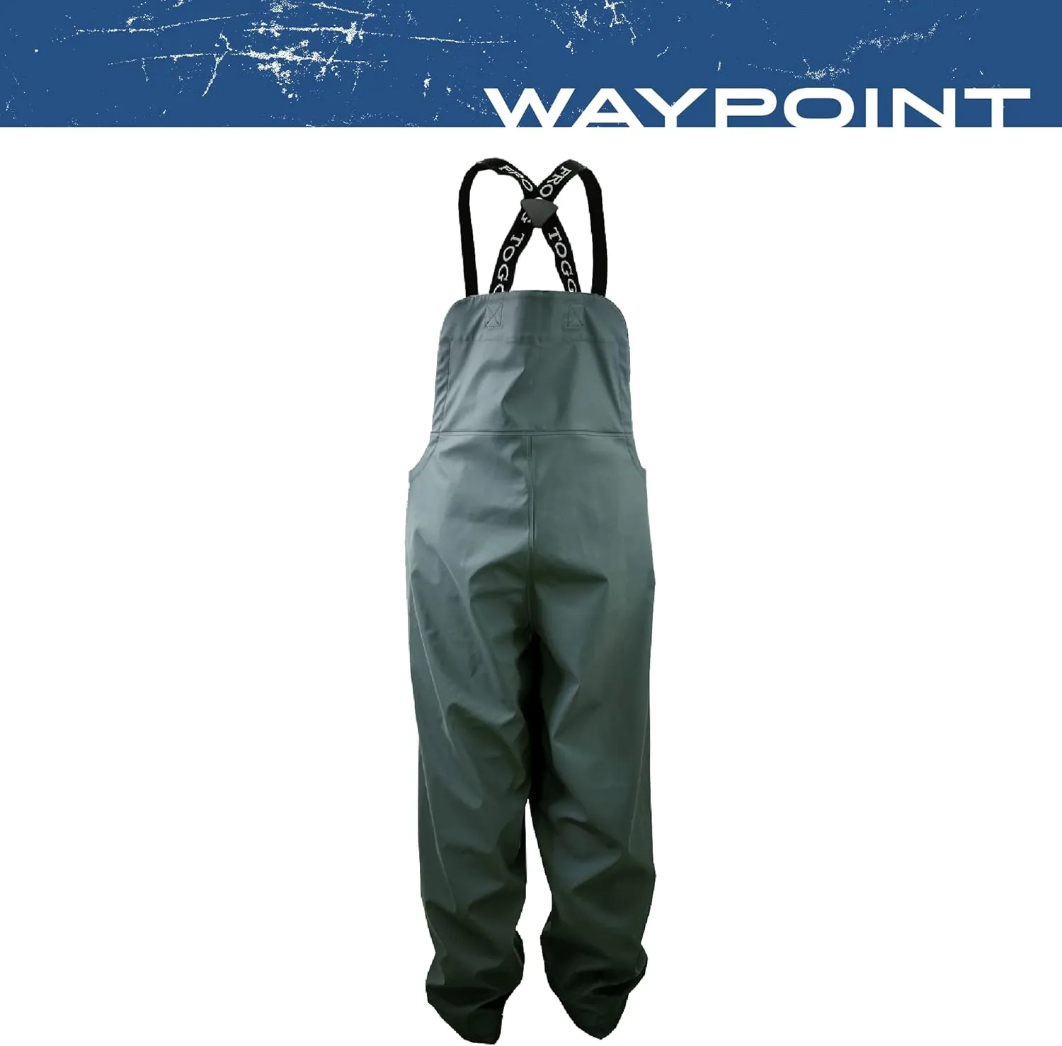 FROGG TOGGS Men's WayPoint Angler Waterproof, Durable Bibs with 4-Way Stretch