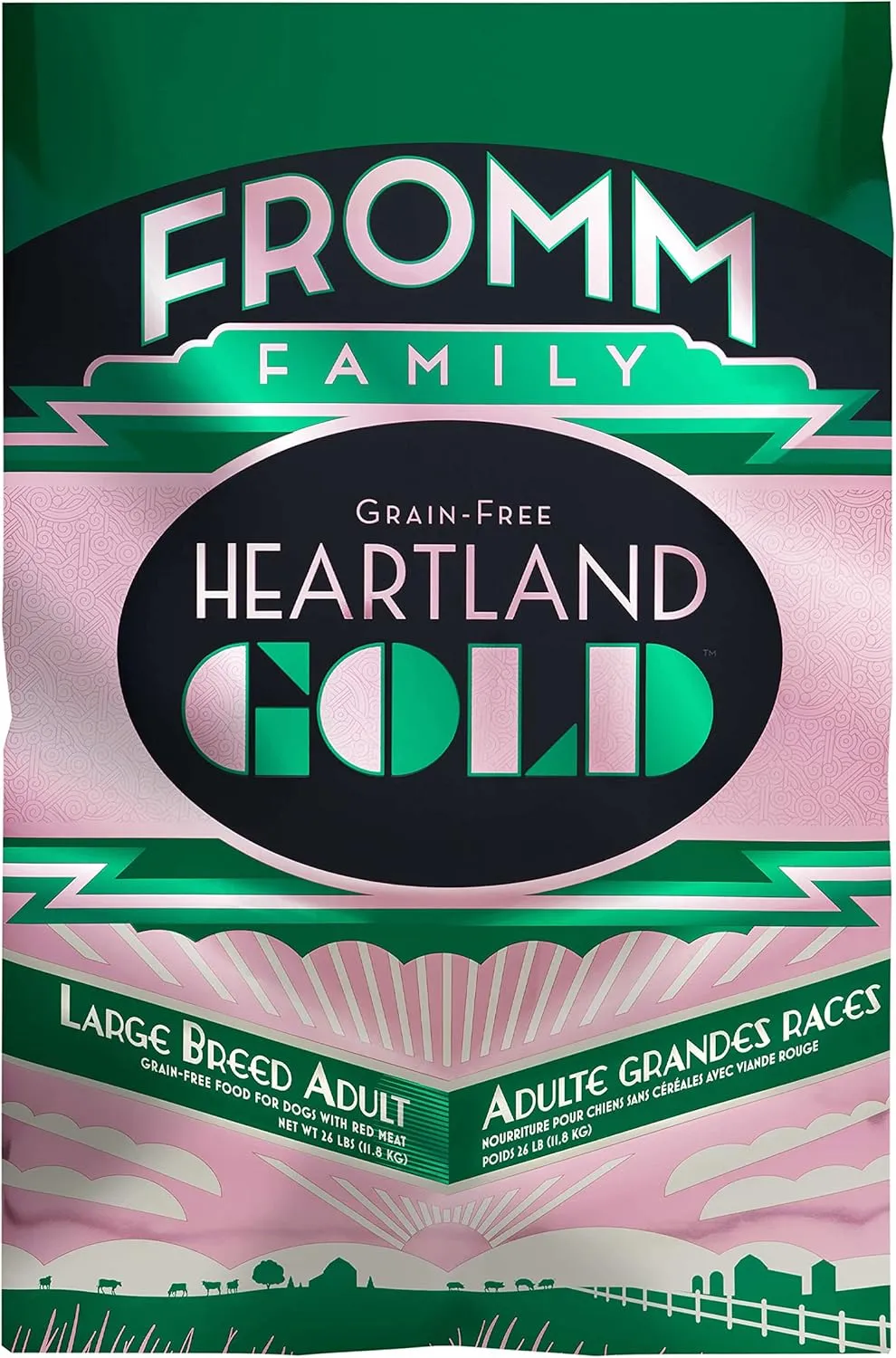 Fromm Heartland Gold Large Breed Adult Dog Food - Dry Dog Food for Large & Giant Breeds - Beef Recipe - 26 lb