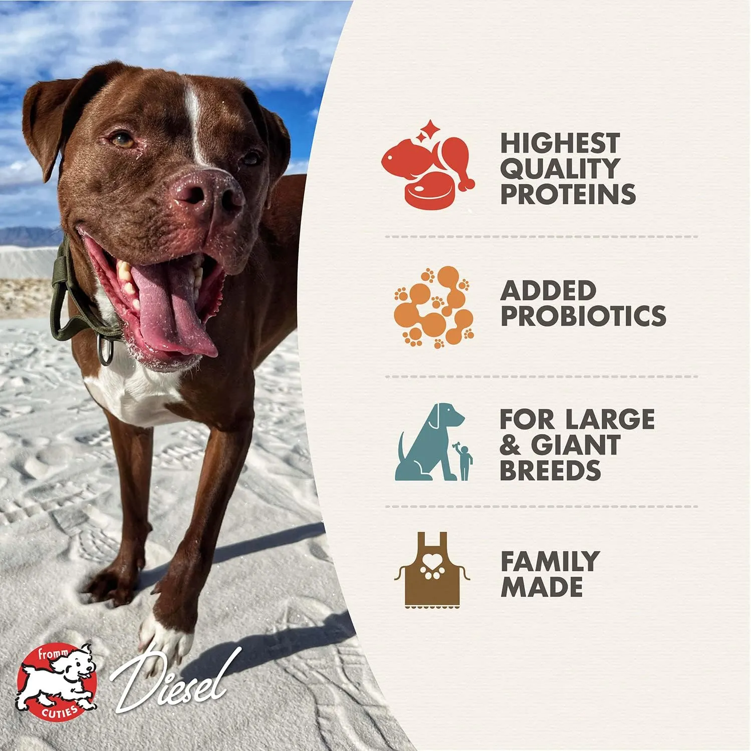 Fromm Heartland Gold Large Breed Adult Dog Food - Dry Dog Food for Large & Giant Breeds - Beef Recipe - 26 lb