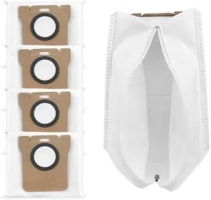 Funway Design 5 Pack Reusable Zipper Vacuum Bag/Dust Bag for Dreame L10s Ultra / L20 Ultra / X20 Pro Plus / S10 Pro / Xiaomi Robot Vacuum X10  / X10 / Omni, 3L Large Capacity