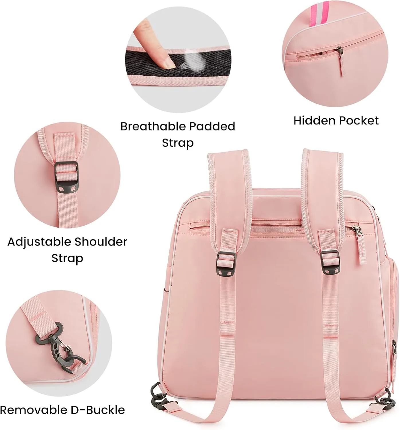 G4Free Pickleball Bag, Pickleball Bag Tote for Women and Men