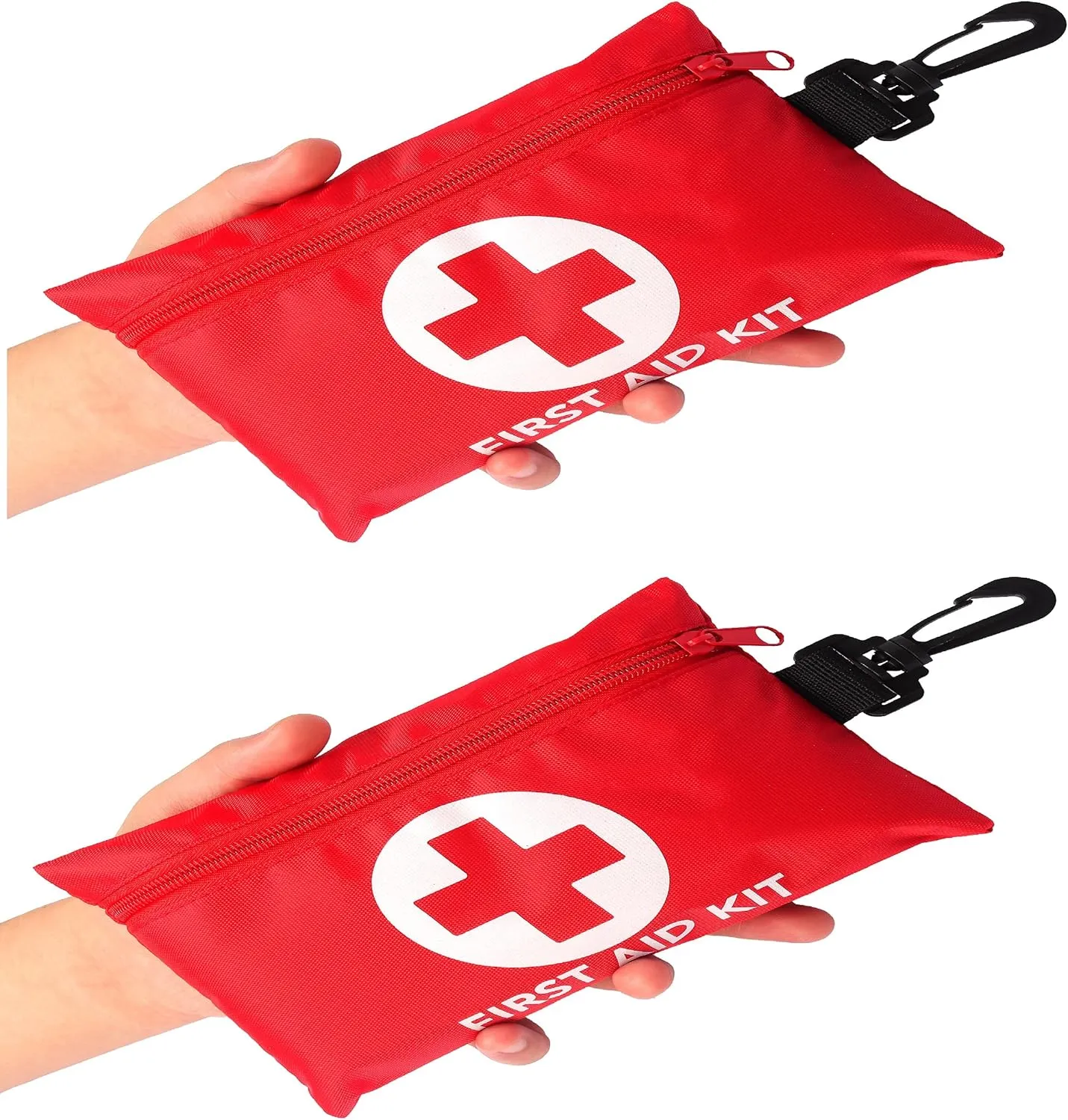 Galaxylense 128 Pcs First Aid Kits Small for Survival Emergency Trauma Military Tactical Medical School Office Home Hunting Camping Hiking Traveling Fishing IFAK EMT Bag (2 Packs)