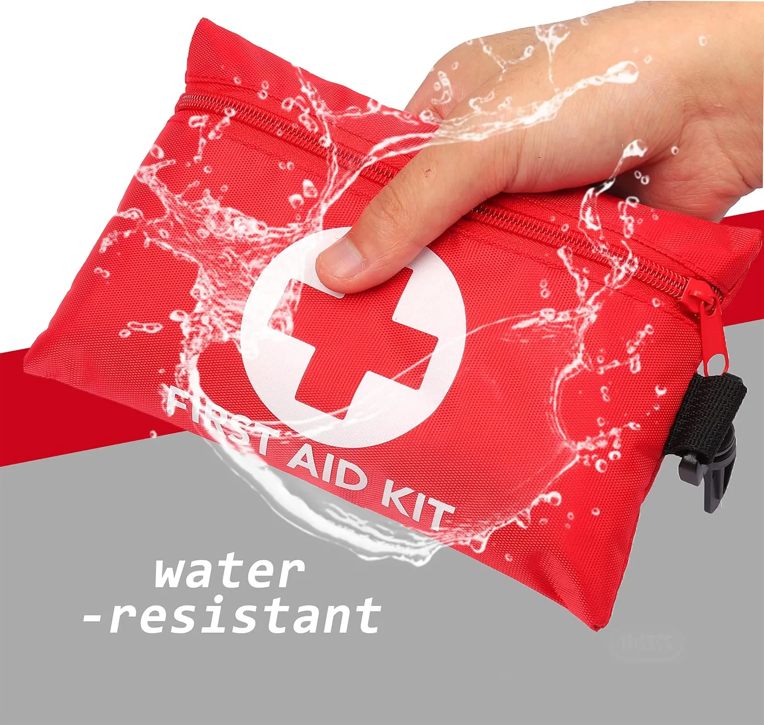 Galaxylense 128 Pcs First Aid Kits Small for Survival Emergency Trauma Military Tactical Medical School Office Home Hunting Camping Hiking Traveling Fishing IFAK EMT Bag (2 Packs)